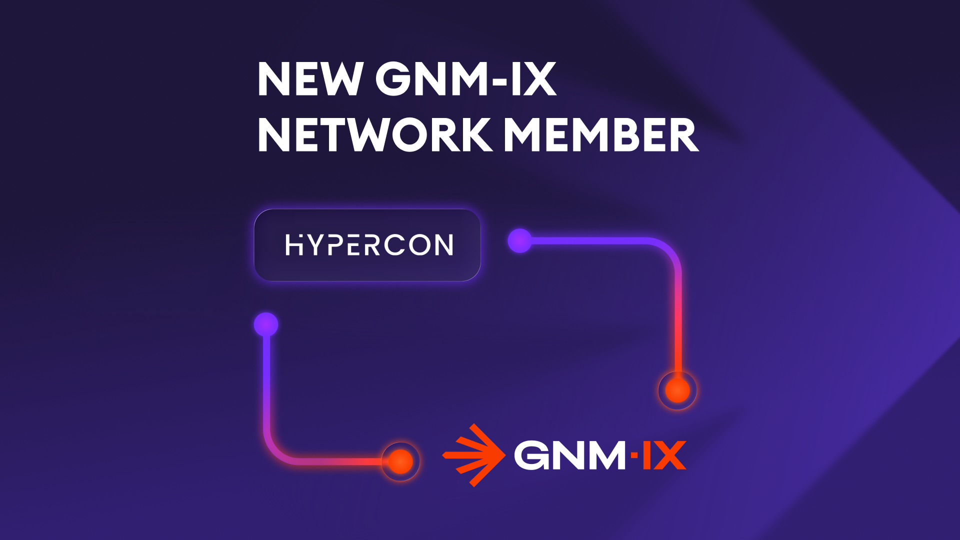 Hypercon now connected to GNM-IX!